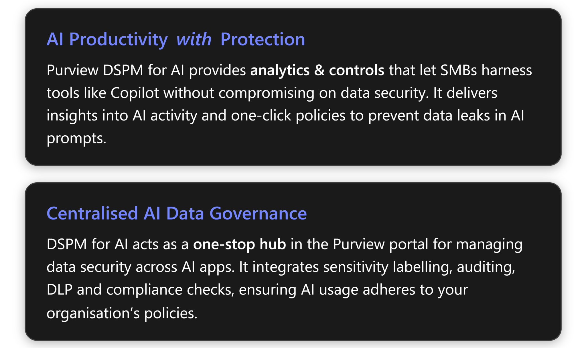 Microsoft Purview DSPM for AI in SMBs – CIAOPS